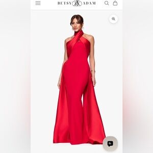 Betsy & Adam scuba mikado dress size 4